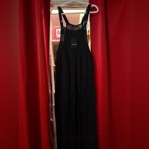 NWT- Heyson Black Gauze Overall- Size S